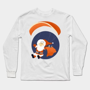 Paragliding Santa Long Sleeve T-Shirt